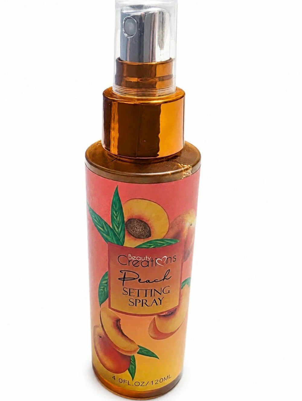 Beauty Creations Peach Setting Spray 4 oz New